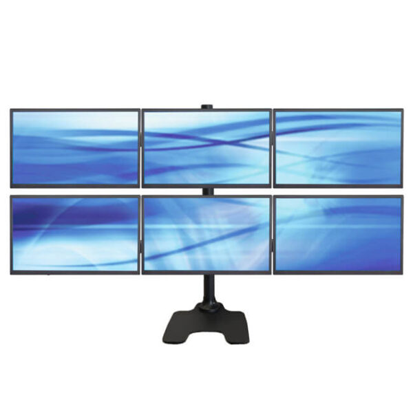 Six Screen Titan Six Screen Monitor Desk Mount | RexTek