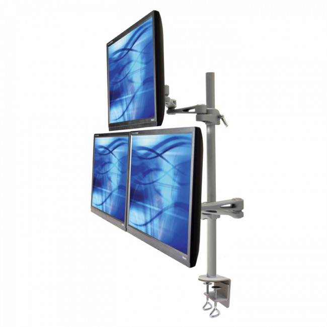 UltraView 435 Triple Monitor Desk Mount - Image 2