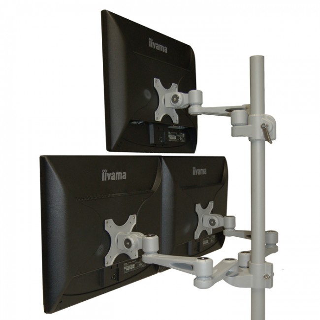 UltraView 435 Triple Monitor Desk Mount - Image 3