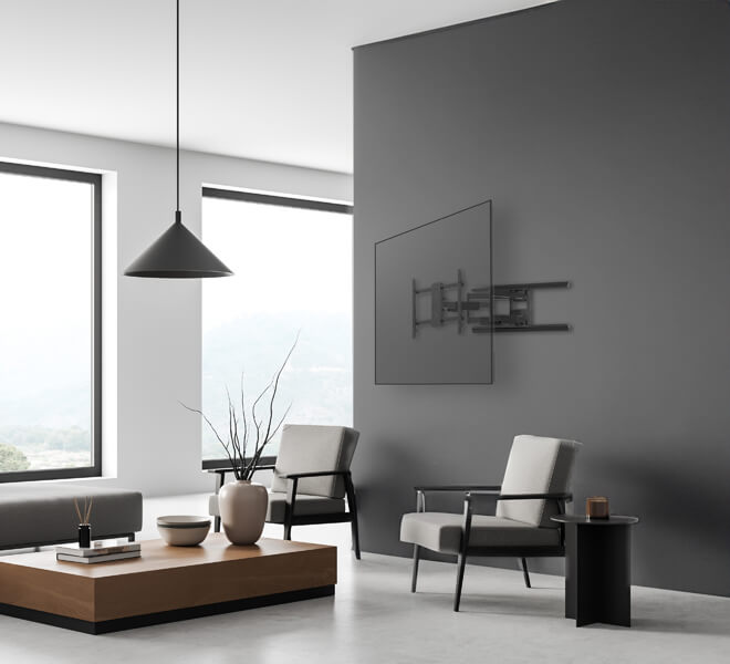 BT5227 Twin Cantilever Screen Wall Mount Arm - Image 5